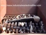 Waste Mattress Shredding Machines 15 - 30rpm Speed 20mm Rotor Blade Thickness