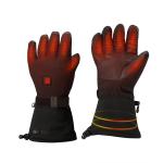 Ski Full Leather Rechargeable Heated Gloves Windproof Waterproof Women Ski