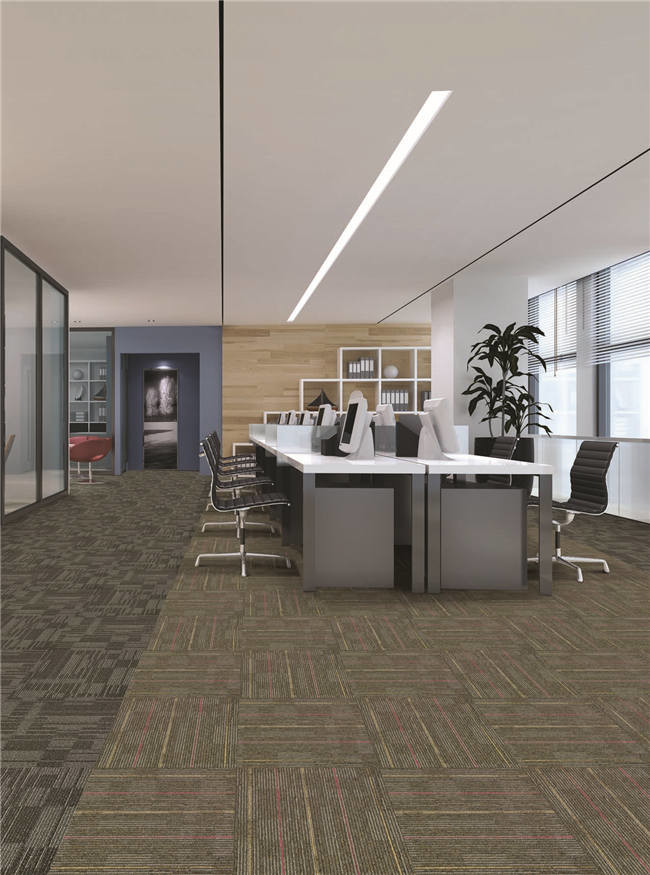 CE Certified Individual Colorful Carpet Tiles For Meeting Conference Room