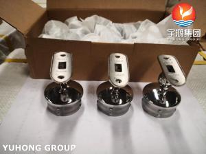 Wholesale Barandas Herrajes Pasamanos de Acero Inoxidable Para Tubos Vidrios Pared,Brillante Espejo ,Material SUS304 from china suppliers