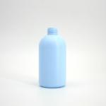 250mL 8.45oz HDPE Blue Cosmetic Lotion Bottle Round Shoulder