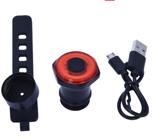 Intelligent Induction Brake Taillight Mountain LED Bicycle Light Aluminum Alloy