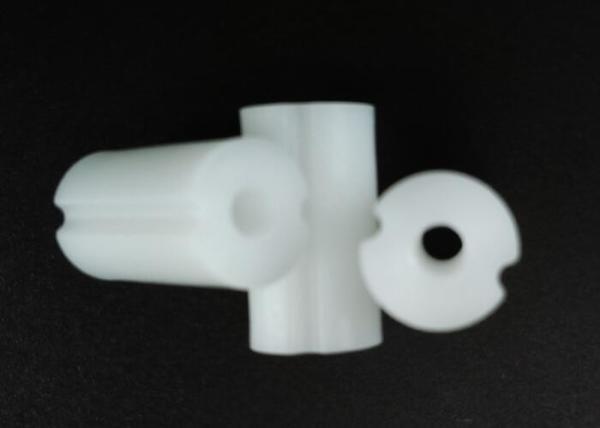 Small Plastic Injection Molding Products , RAL 9011 White POM Spacer Bush 10 X