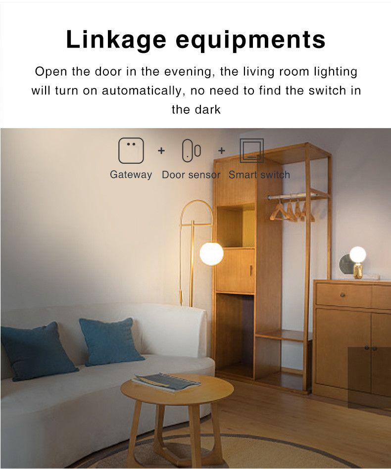Zigbee Tuya Smart Door And Window Sensor Through App Remote Control Support Voice Control Alexa Google Assistant