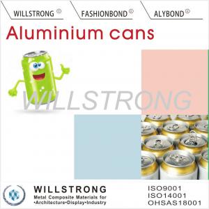 China Acid Or Alkali Proof Color Coated Aluminum Coil For Beer Cans / Aluminium Colour Coated Sheet on sale
