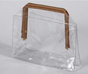 Wholesale Frosted Makeup Cosmetic Bag Cloth Packaging With Slider Zip-Lock from china suppliers