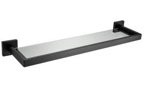 Wholesale Glass Shelf83110 -Square &amp;Black &amp;Brush color &amp;Stainless steel304&amp;glass &amp; Bathroom Accessories&amp;kitchen,Sanitary Hardware from china suppliers