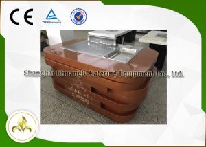 Wholesale Electric Mobile Teppanyaki Grill Equipment 1.4m Sculptured Acrylic Logo from china suppliers
