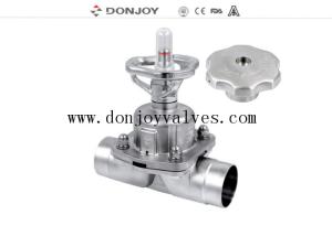 Wholesale SS316L Sanitary Stainless Steel Diaphragm Valve with BPE Standard for Pharmacy from china suppliers