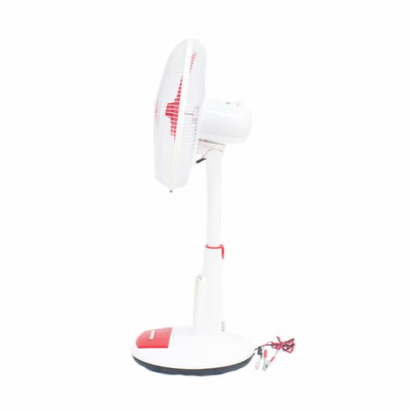 DC Stand Solar Floor Fan 12v 16 Inch Three Speed Control low noise