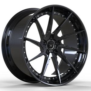 23 24 Inche 2piece Forged Wheels Aluminum Alloy Rims For Audi Q5 Q7