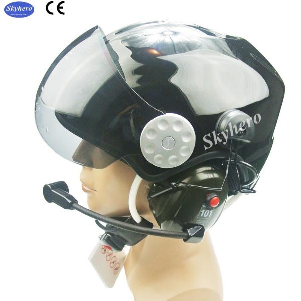 En 966 Standard Powered Paragliding Helmet Noise Cancel Paramotor Helmet Color Red Black White Blue Paramotor