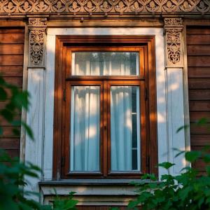 Wholesale Waterproof Windproof Aluminum Wood Window Composite Sunshade window from china suppliers