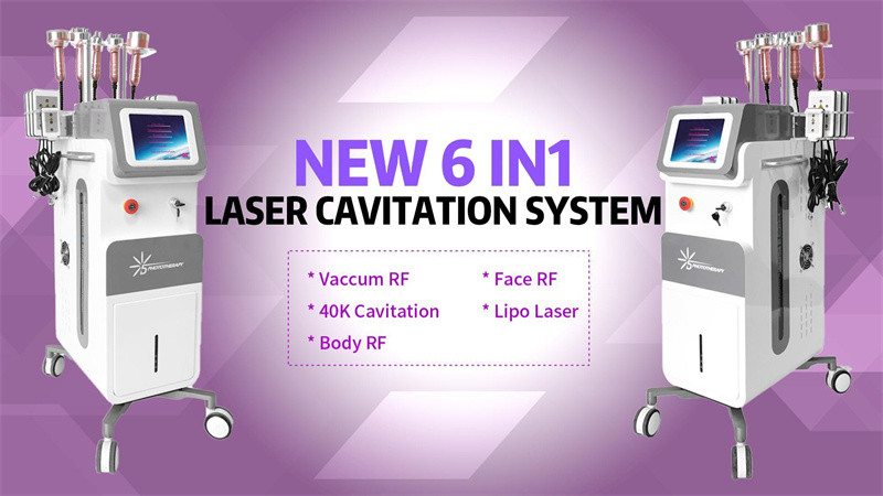 Rf 40k Cavitation Body Slimming Machine Ultrasonic Lipo Laser Pads