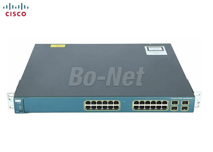10/100/1000Mbps Cisco Gigabyte POE Switch , Used Cisco Routers Switches 24 Ports