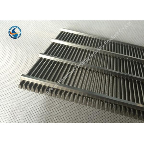 Wear Resistant Wedge Wire Screen Panels For Liquid / Solid Filtration