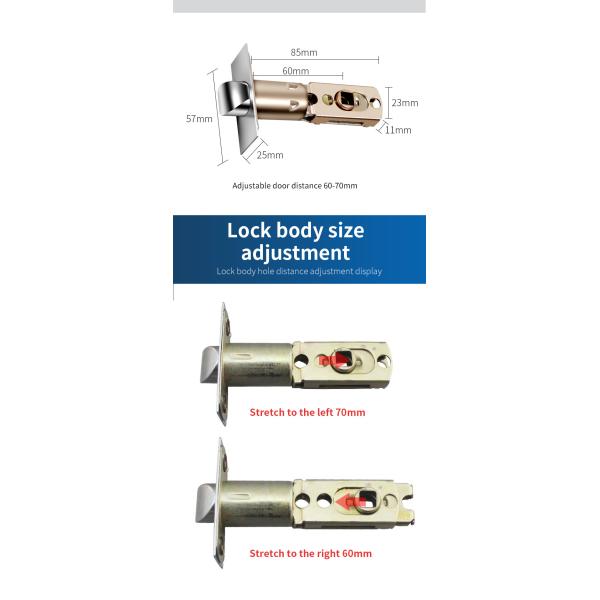 Zinc Alloy Door Knob Smart Lock Tuya Bluetooth Electronic Digital Password