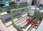 Galvanized Wire Chain Link Fence Weaving Machine , Chain Link Wire Machine 3.8T