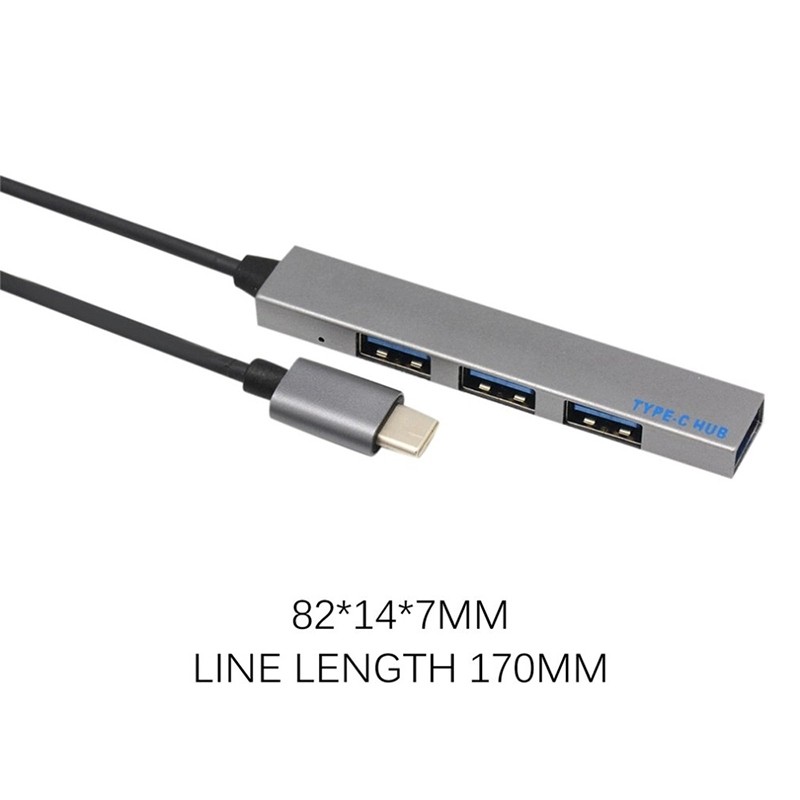 170mm USB Type C Hub