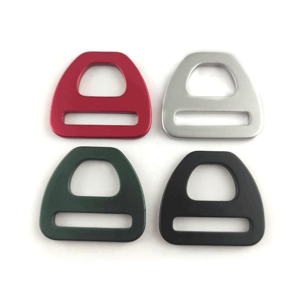 25mm Adjustable Metal Lock Black Ladder Strap Buckle For Backpack