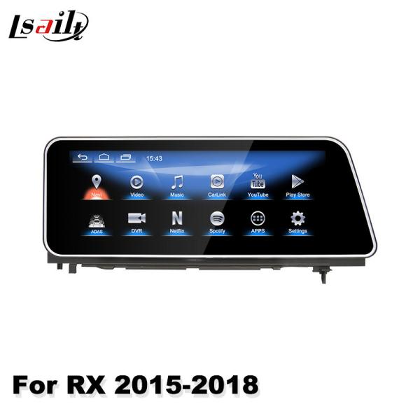 Lsailt 12.3 Inch Android Car Multimedia Carplay Screen For Lexus RX350 RX450H