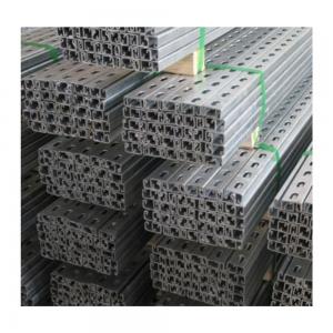Wholesale 3 Inch Mild Carbon Steel C Channel Slotted Hot Dip Galvanized Strut Perforated Metal from china suppliers