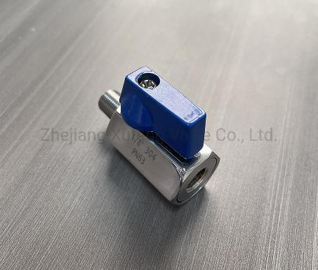 2000wog Stainless Steel Mini Thread Screw Ball Valve 1PC SS304/SS316 Q11F