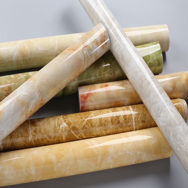 Kitchen Marble Contact Paper PVC Wall Stickers 61cm Width Modern Design for Countertop Bathroom Self Adhesive Waterproof