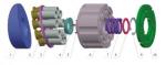 Hydraulic Pumps And Motors YC35-6 Swing Motor