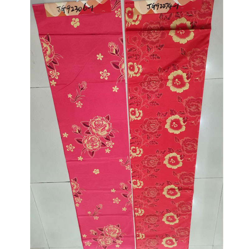 Pigment Printed Polyester Mattress Fabric Warp Knitted Home Textile