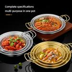 Amazon Hot Selling Cooking Kitchen Cookware Induction Frying Pan Stainless Steel