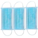 CE Certificate White List 3Ply Non-woven Adult Disposable Face Mask