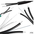 FTTH Singlemode FRPKFRP Steel Strength Member Fiber Optic Cable