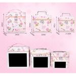 Girls Perfume PU Leather Cosmetic Makeup Bag Case