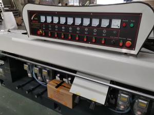 Wholesale CE Certified Glass Straight Line Edge Polishing Grinding Machine for 80*80*3mm Glass from china suppliers