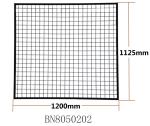 Dropping Preventing Pallet Rack Back Guard 1125mm *1200mm High Connectable