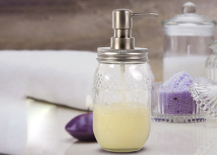 Plastic Pump Empty Glass Jars / Empty Shampoo And Conditioner Bottles SGS