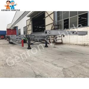 Wholesale 20ft Container Transport 2 Axles 16T Skeleton Semi Trailer from china suppliers