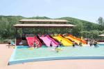 FRP Kids Combinaton Water Slide By Body Or Raft For Outdoor Water Park