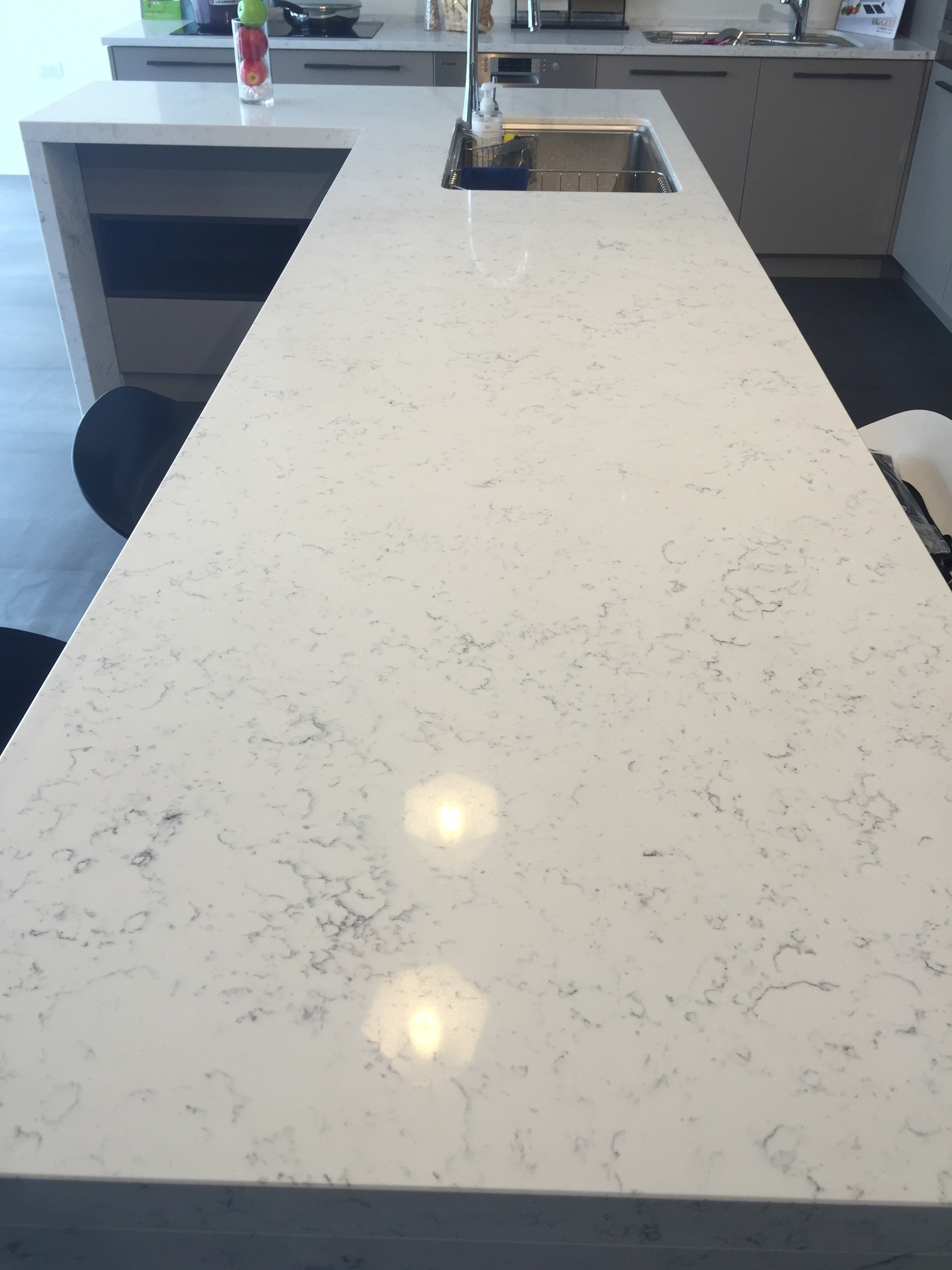 Kitchen Table Tops 3000*1400mm 10mm Quartz Stone Slab