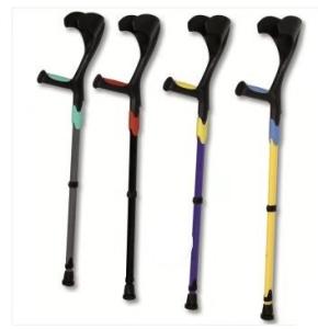 Wholesale Aluminum Alloy Lightweight Crutch , 92-115cm Adjustable Walking Stick For Elders from china suppliers