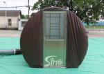 3m Dome Clear Inflatable Bubble Tent With Steel Frame Tunnel And Aluminium Door