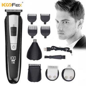 Wholesale Cordless Mens Nose Hair Trimmer Set Multifunctional 600mAH USB Rechargeable from china suppliers