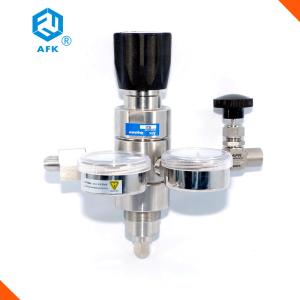 Wholesale Two Stage Industrial Gas Pressure Regulator , Safety Relief Valve With Gauges from china suppliers