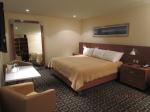 Budget Hotel Bedroom Furniture Laminated Cherry wood Double Bed with Headboard