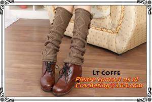 Wholesale leg warmers loose socks wool blend button down pierced decoration boot socks fashion from china suppliers