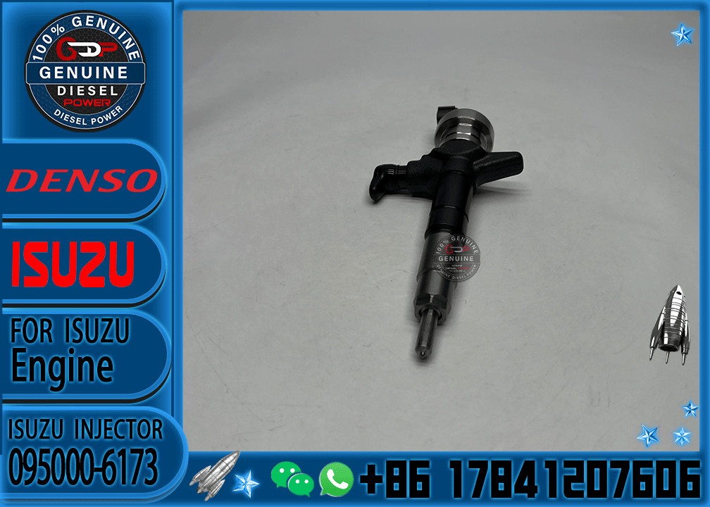 Fuel Injector 095000-6170 065000-6172 095000-6173 Compatible With ISUZU 4JK1-TC Diesel Engine