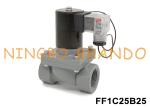 1'' DN25 Anti Corrosive Solenoid Valve With CPVC Body 24V 110V 220V