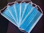 Customized Color 3 Ply Non Woven Face Mask Customized Package 17.5x9.5 Cm