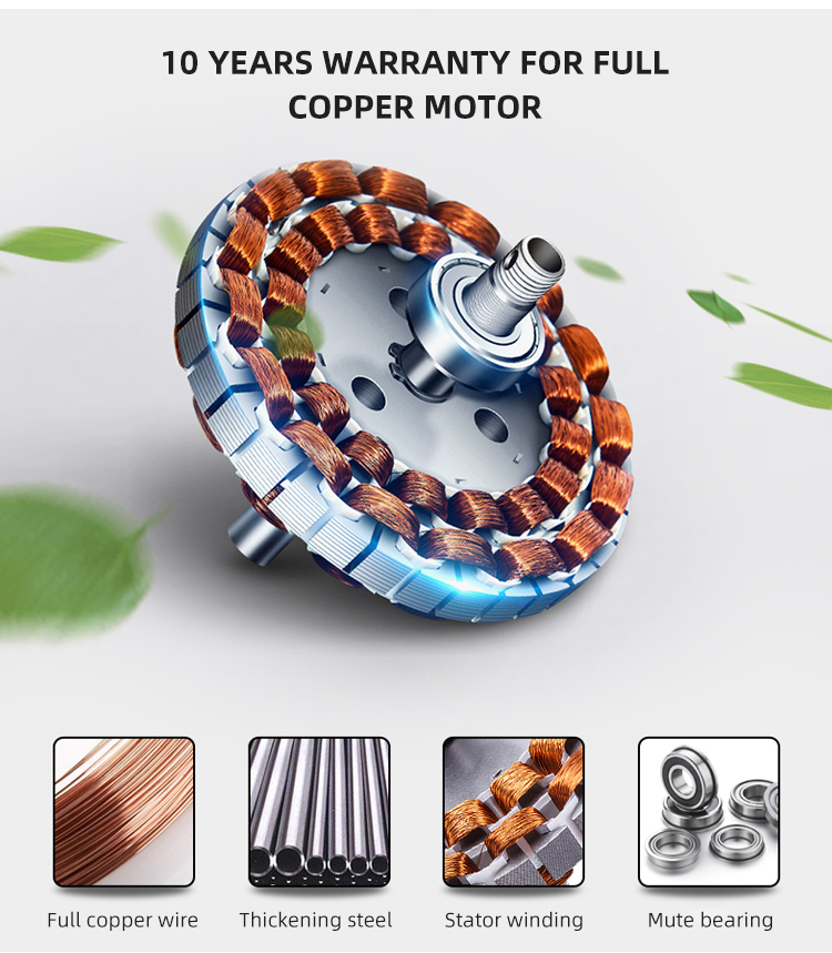 52Inch Crystal Cooling Air Ceiling Fan Light